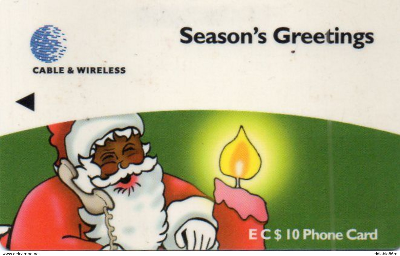 ST. VINCENT & THE GRENADINES - GPT - 276CSVB - SEASON'S GREETING - SANTA CLAUSE - CHRISTMAS - St. Vincent & The Grenadines