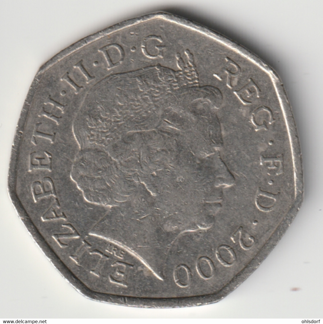 GREAT BRITAIN 2000: 50 Pence, Public Libraries, KM 1004 - 50 Pence