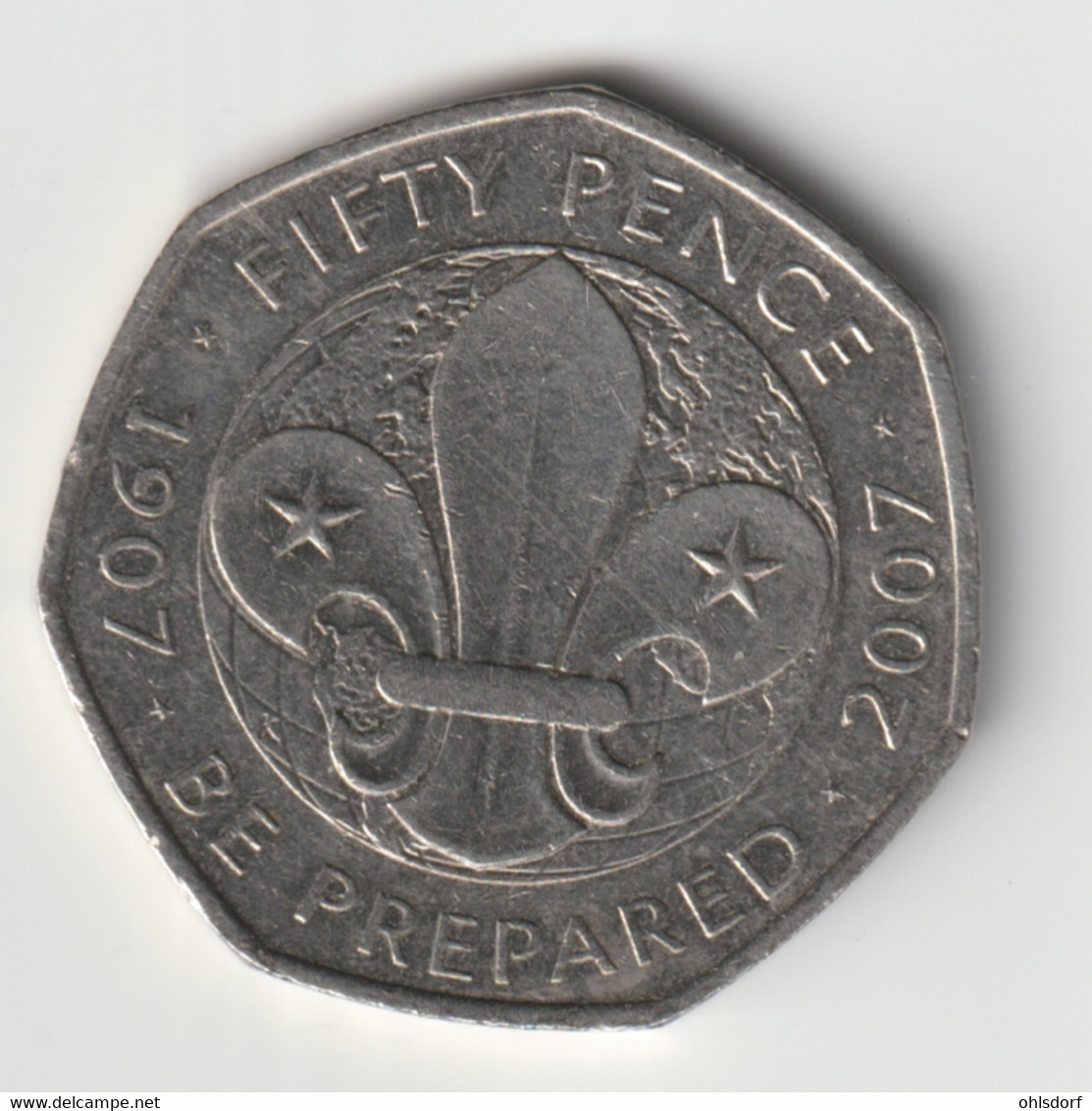 GREAT BRITAIN 2007: 50 Pence, Scouting Movement, KM 1073 - 50 Pence
