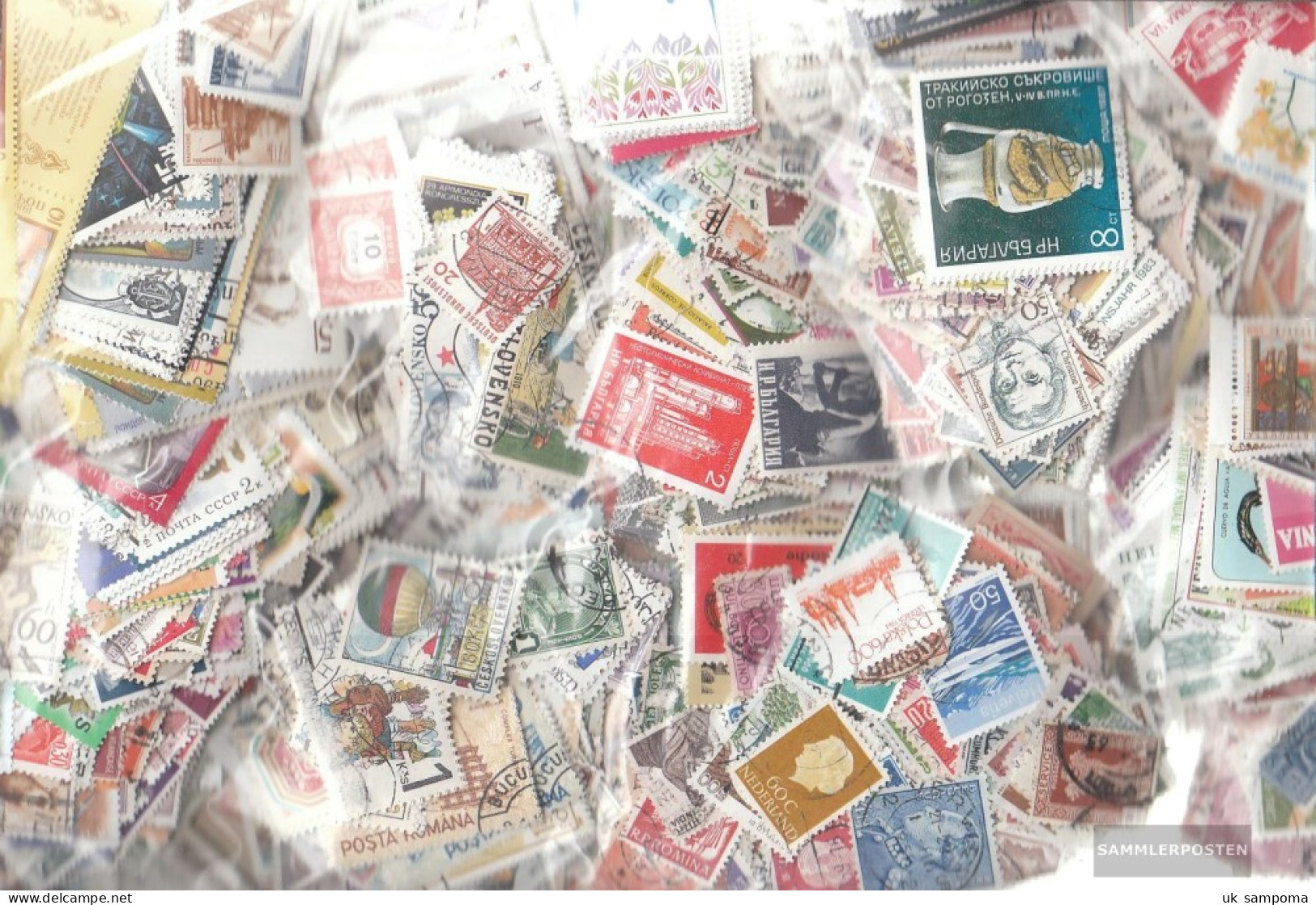 All World 5.000 Different Stamps - Kilowaar (min. 1000 Zegels)