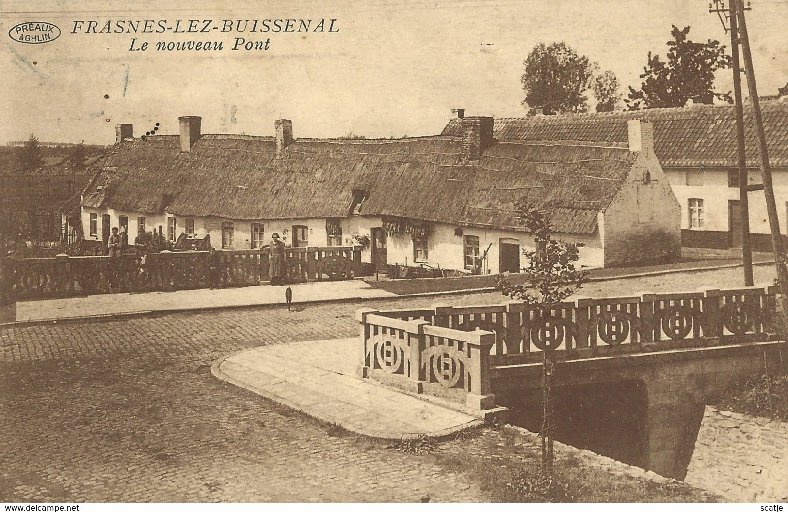 Frasnes-Lez-Buissenal.   -   1923   Naar   Ronchin - Frasnes-lez-Anvaing