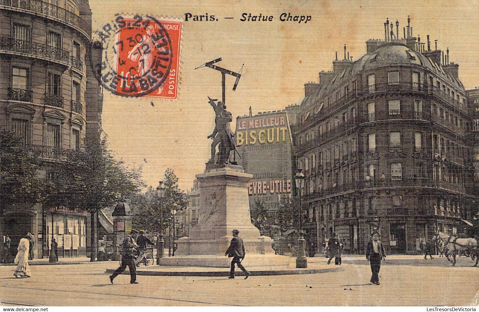 FRANCE - 75 - PARIS - STATUE CHAPP -  Carte Postale Ancienne - Statuen