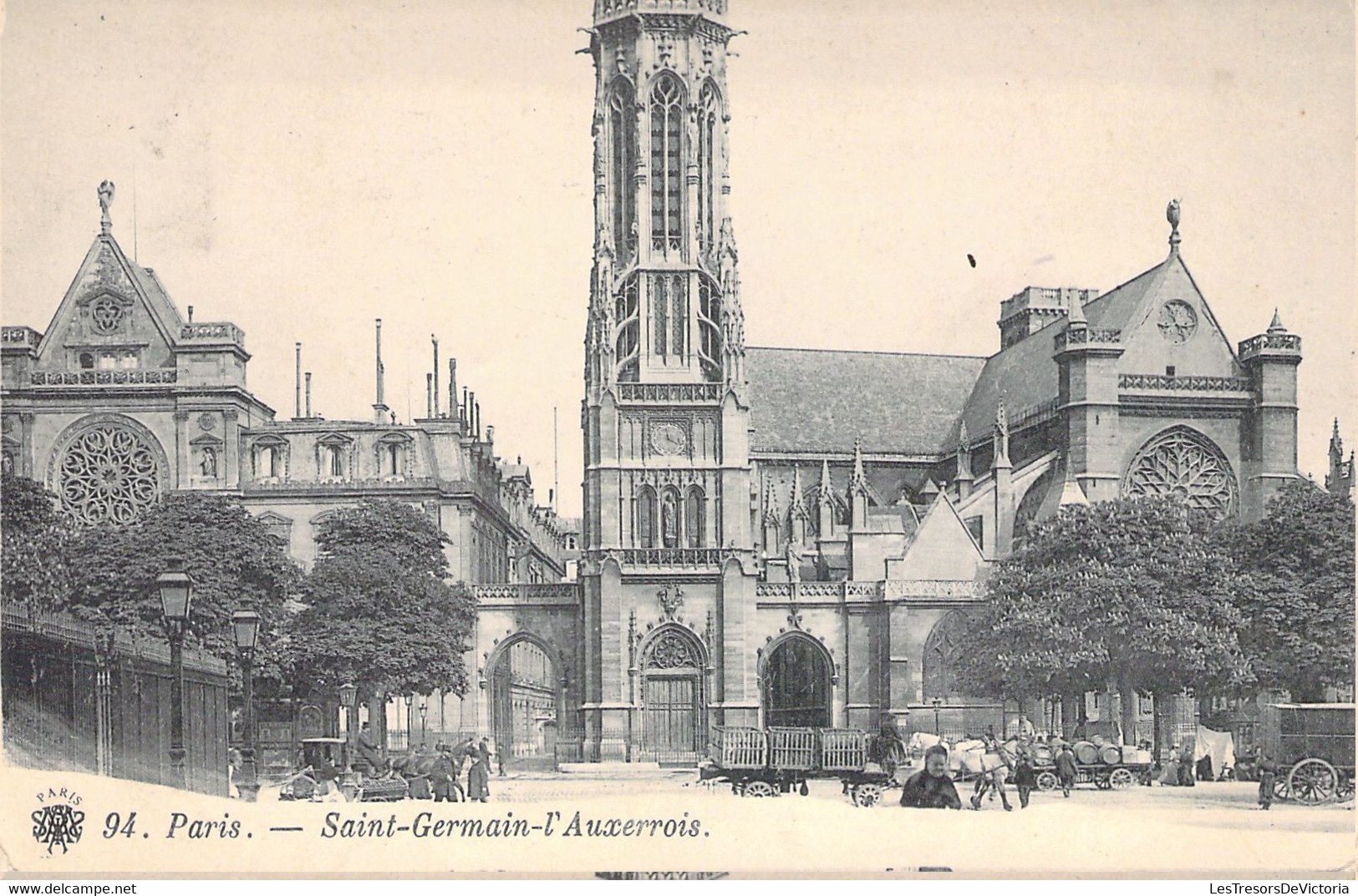 FRANCE - 75 - PARIS - SAINT GERMAIN L'AUXERROIS  -  Carte Postale Ancienne - Kirchen