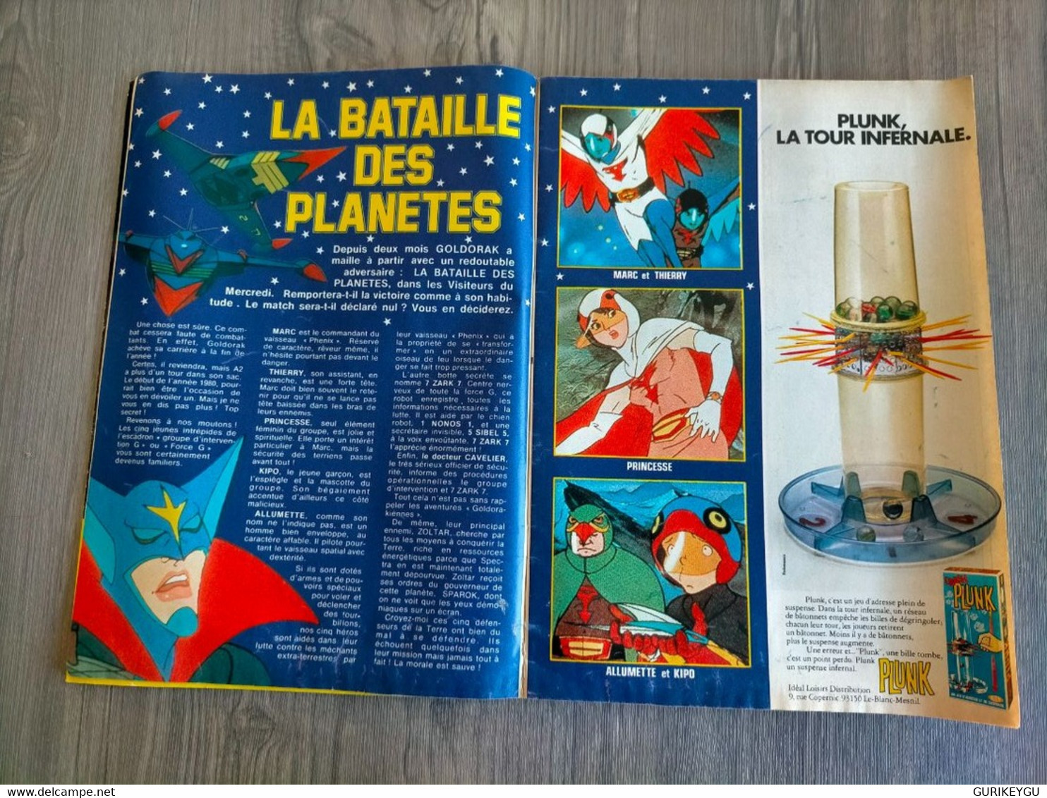 TELE JUNIOR  N° 31 La Batailles Des Planetes Les Tetes Brulees THIERRY LA FRONDE GOLDORAK Les Mysteres De L'ouest 1979 - Pif & Hercule