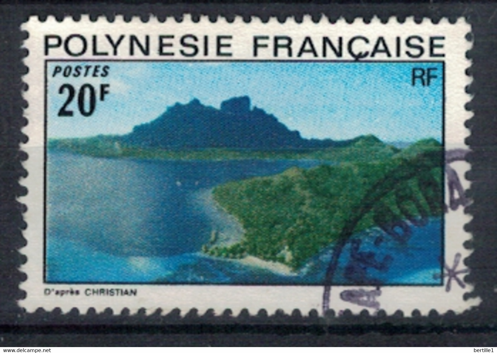 POLYNESIE FRANCAISE           N°  YVERT  102  (2)  OBLITERE     ( OB    06/ 35 ) - Usati