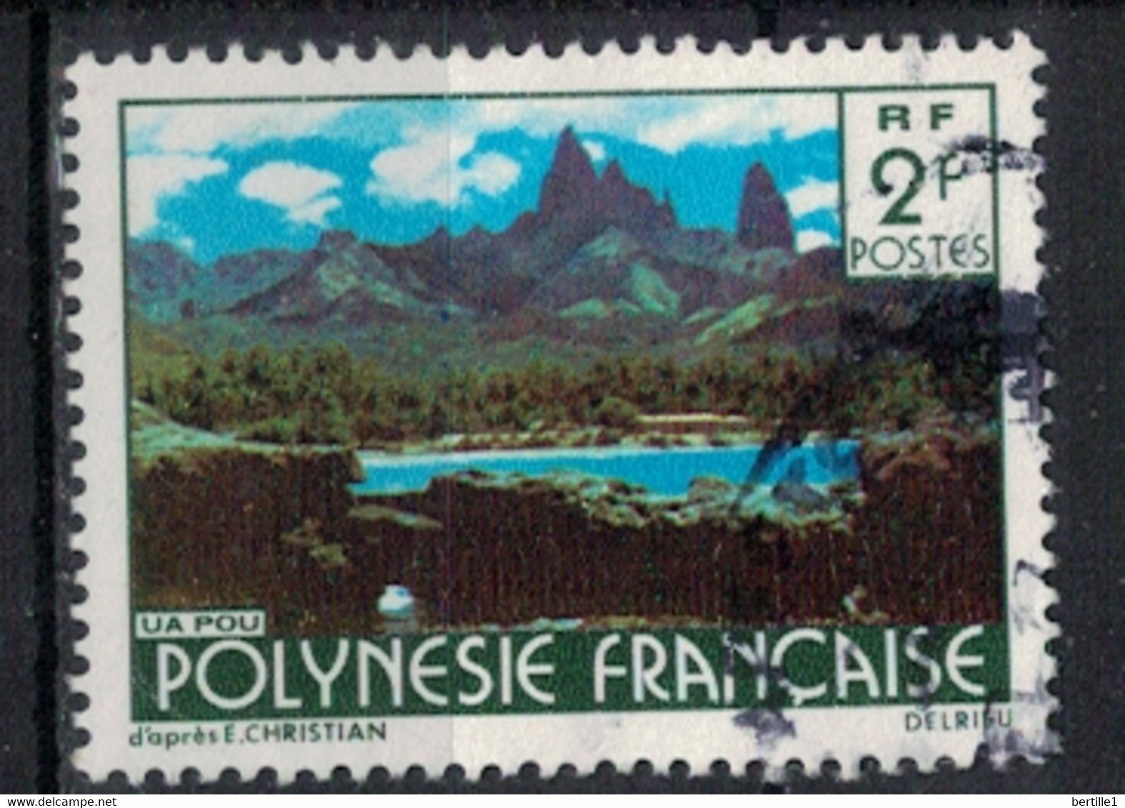 POLYNESIE FRANCAISE           N°  YVERT  133 OBLITERE     ( OB    06/ 35 ) - Gebruikt