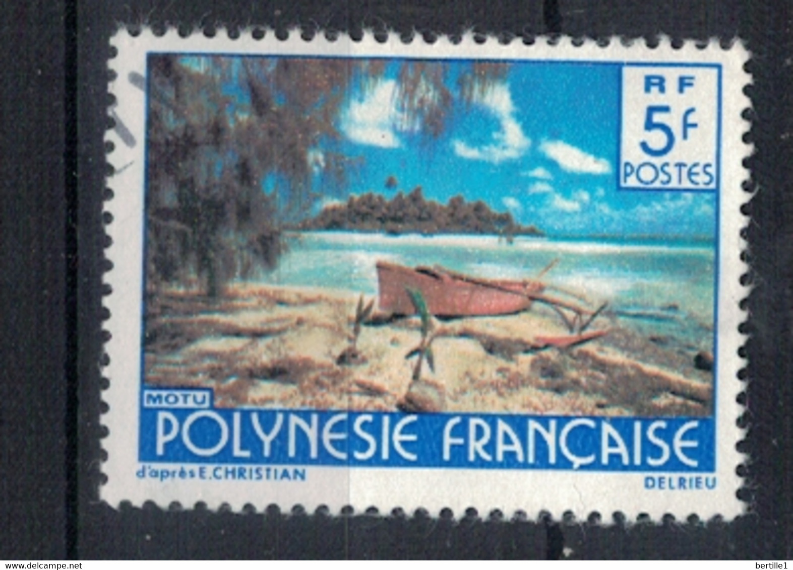 POLYNESIE FRANCAISE           N°  YVERT  136 (2)   OBLITERE     ( OB    06/ 37 ) - Usati