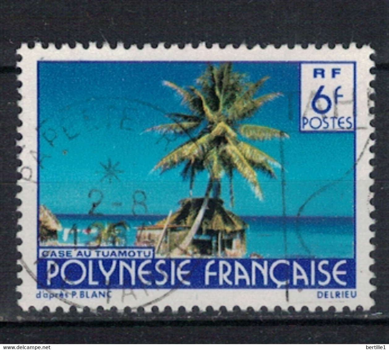 POLYNESIE FRANCAISE           N°  YVERT  137 (1)   OBLITERE     ( OB    06/ 37 ) - Gebraucht