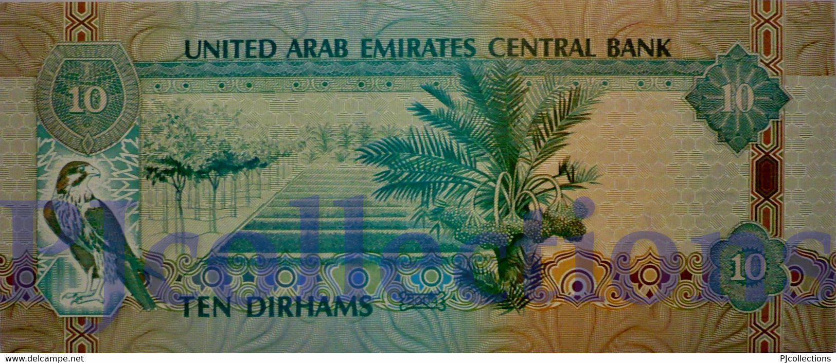 UNITED ARAB EMIRATES 10 DIRHAMS 2004 PICK 20c UNC - Ver. Arab. Emirate