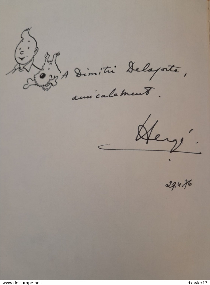 Bande Dessinée Dédicacée -  Tintin Et Les Picaros (1976) - Autographs