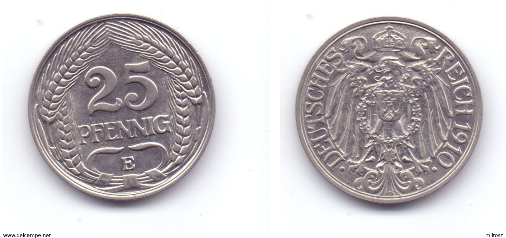 Germany 25 Pfennig 1910 E - 25 Pfennig