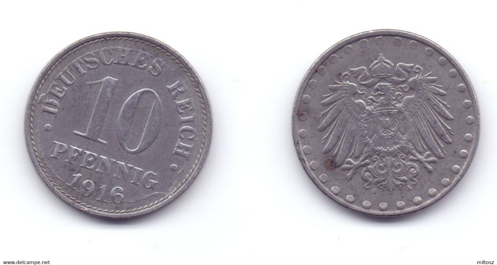 Germany 10 Pfennig 1916 A WWI Issue - 25 Pfennig