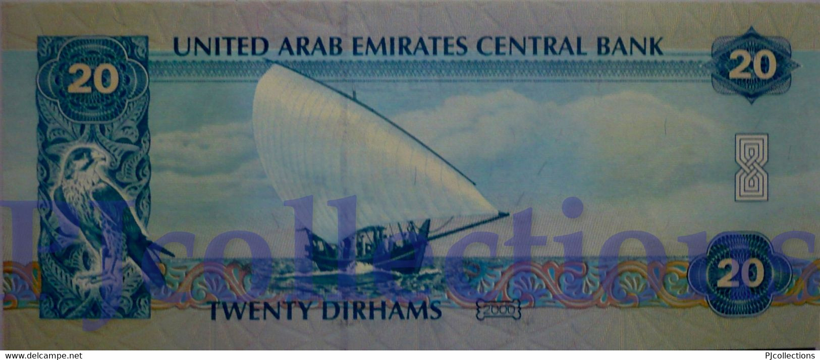 UNITED ARAB EMIRATES 20 DIRHAMS 2000 PICK 21b UNC - Verenigde Arabische Emiraten