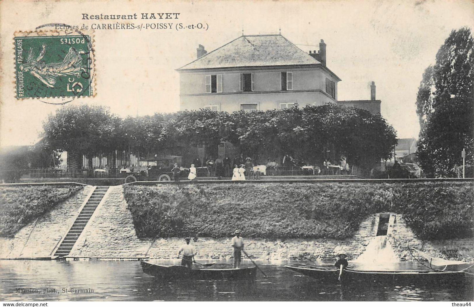 ¤¤   -     CARRIERES-sous-POISSY  -  Les Ecluses  -  Restaurant " HAYET "   -   ¤¤ - Carrieres Sous Poissy