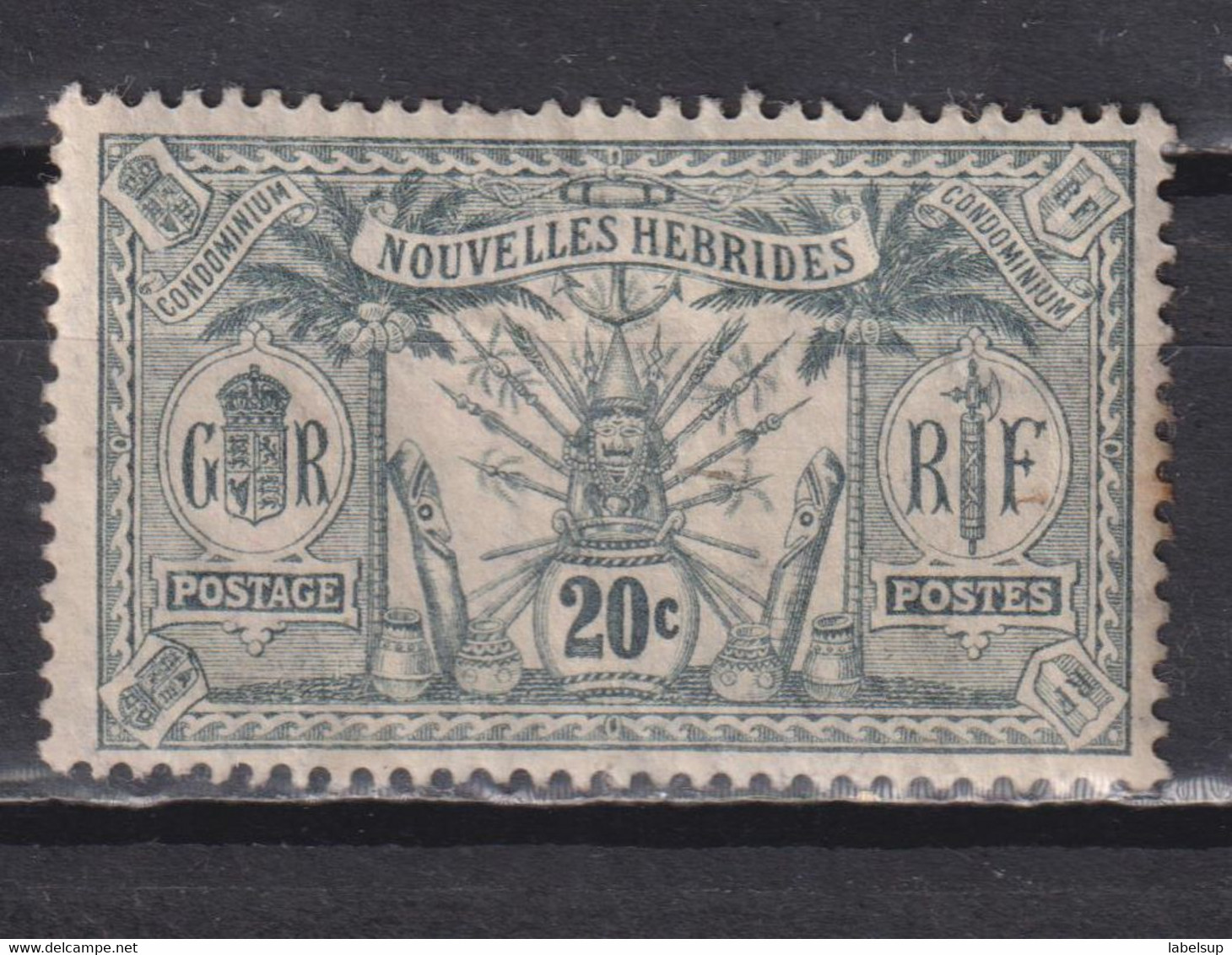 Timbre Neuf Des Nouvelles Hébrides De 1911 N°29 MH - Neufs