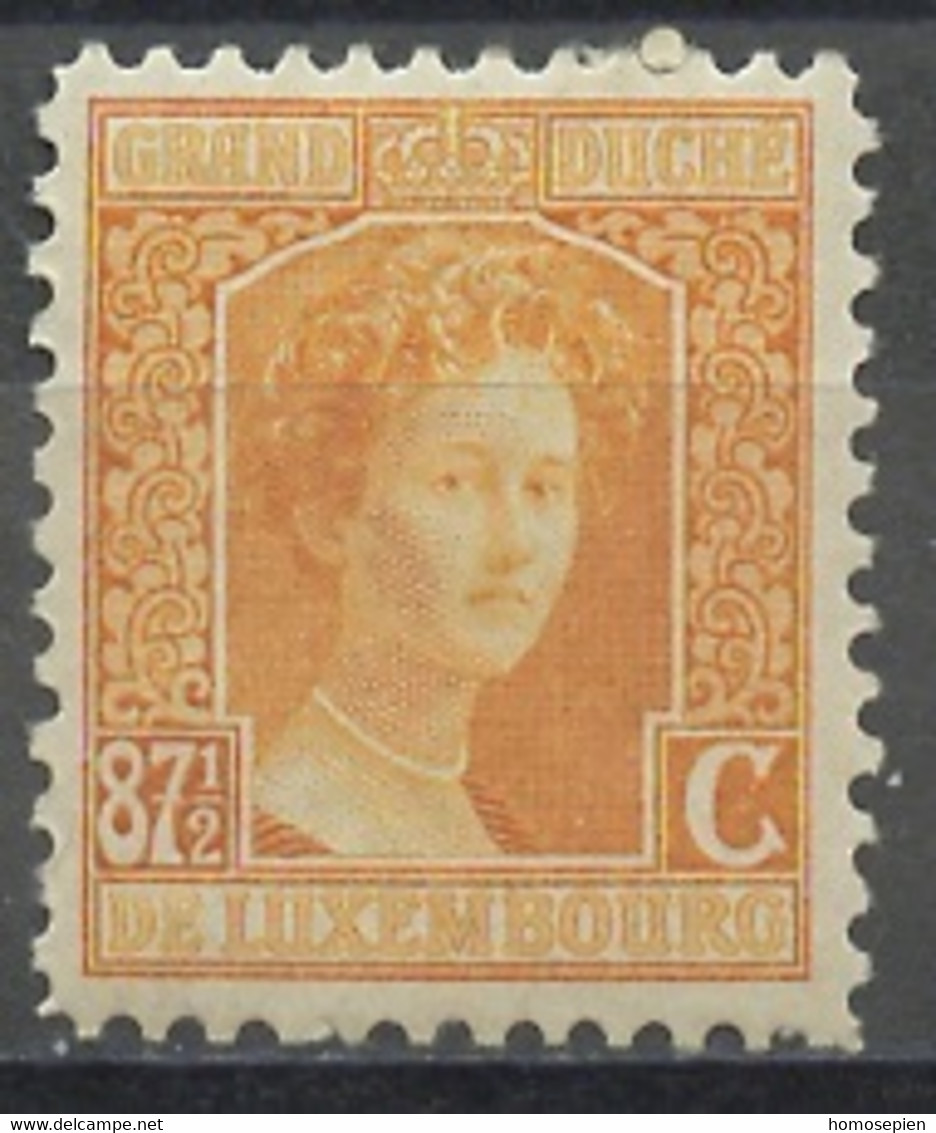 Luxembourg - Luxemburg 1914-20 Y&T N°106 - Michel N°103 * - 87,5c Grande Duchesse Marie Adélaïde - 1914-24 Marie-Adelaide
