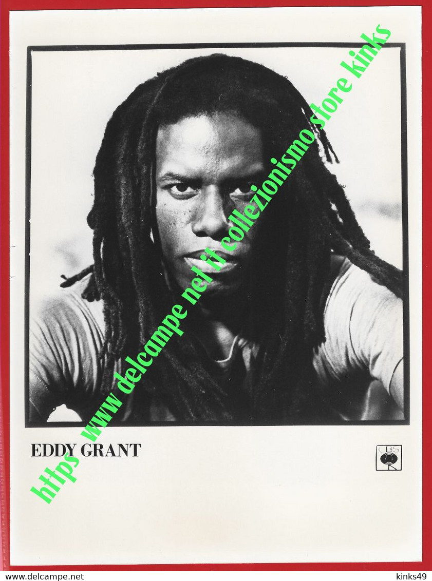 296> EDDY GRANT < Foto Originale Della CBS > Cm. 18 X 24 = Anni '80 - Photographs