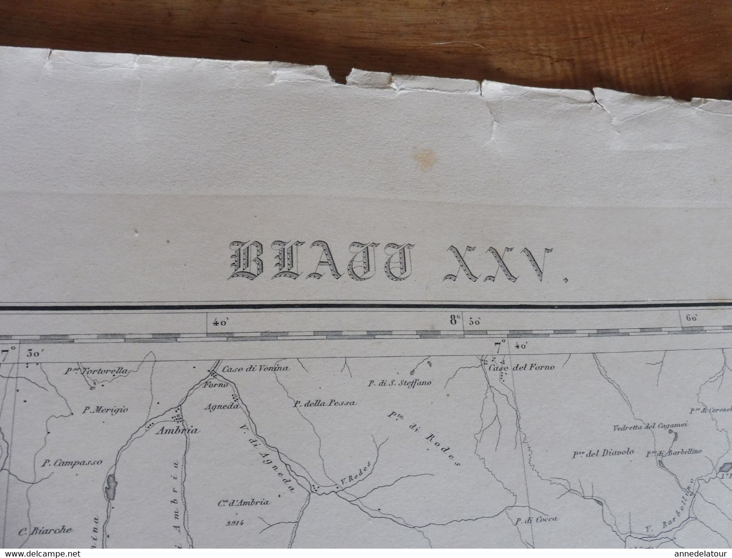 1862 Grande Carte Ancienne SCHWEIZ  N° 25 - HÖHEN DER VORZÜGLICHSTEN PUNKTE -EIDGENÖSSISHES MILITAIR ARCHIV  Par Dufour - Topographische Karten