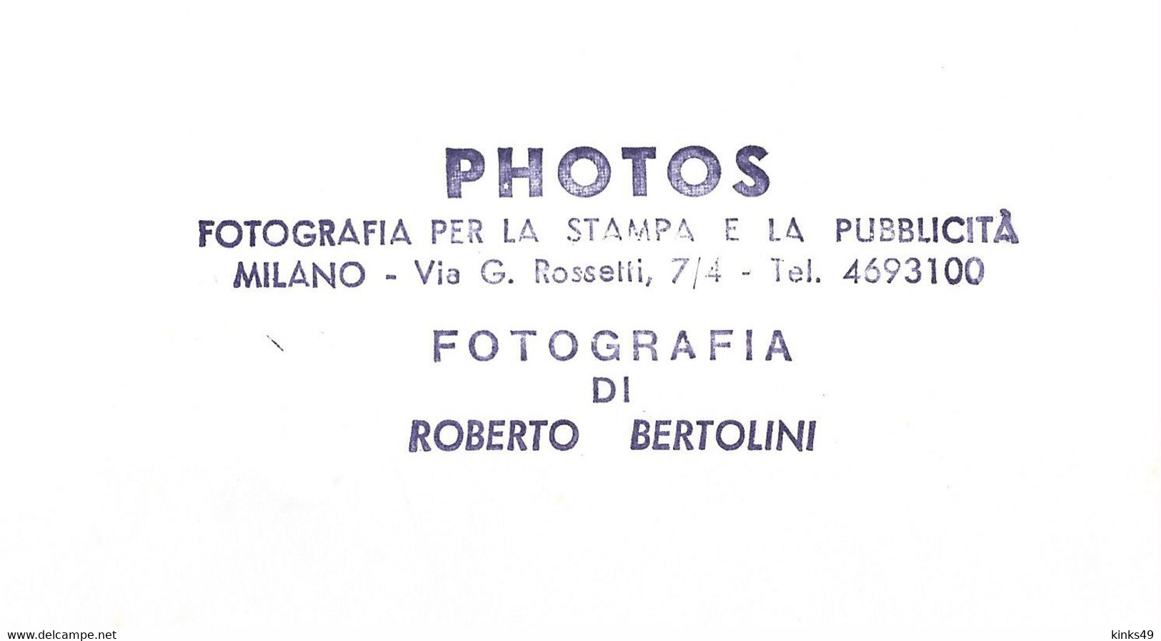 297> FABRIZIO CAPUCCI < Foto Originale Agenzia Fotografo Roberto Bertolini > Cm. 30 X 21 = 1963 - Foto