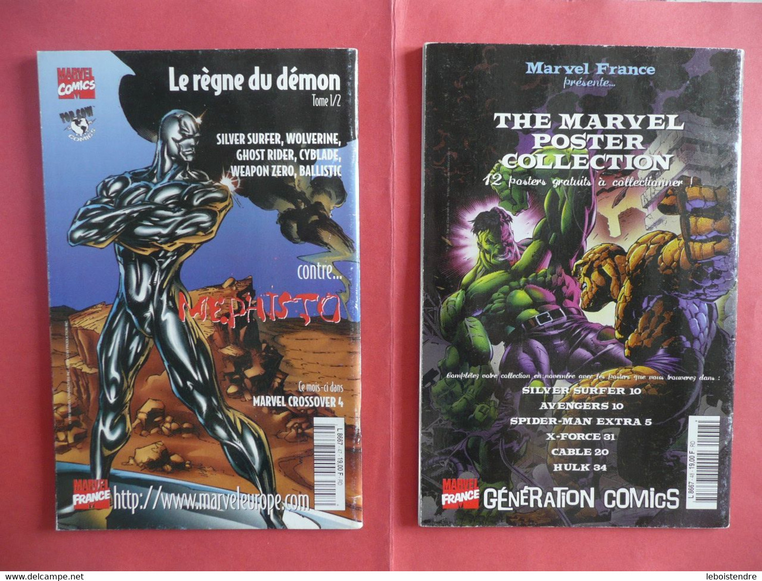 LOT 2 WOLVERINE N 47 + N 48  DE AOUT 1997 A OCTOBRE 1997 MARVEL COMICS PANINI FRANCE - Marvel France