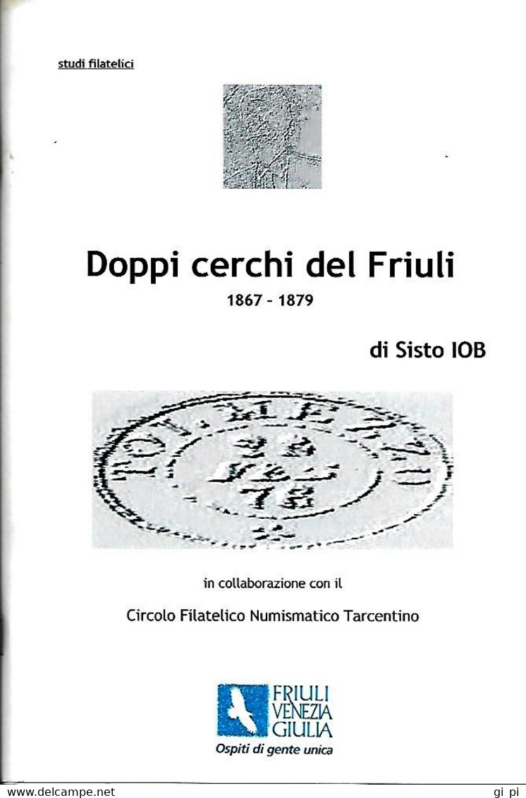 L184  - IOB  - DOPPI CERCHI DEL FRIULI 1867 – 1879 - Afstempelingen