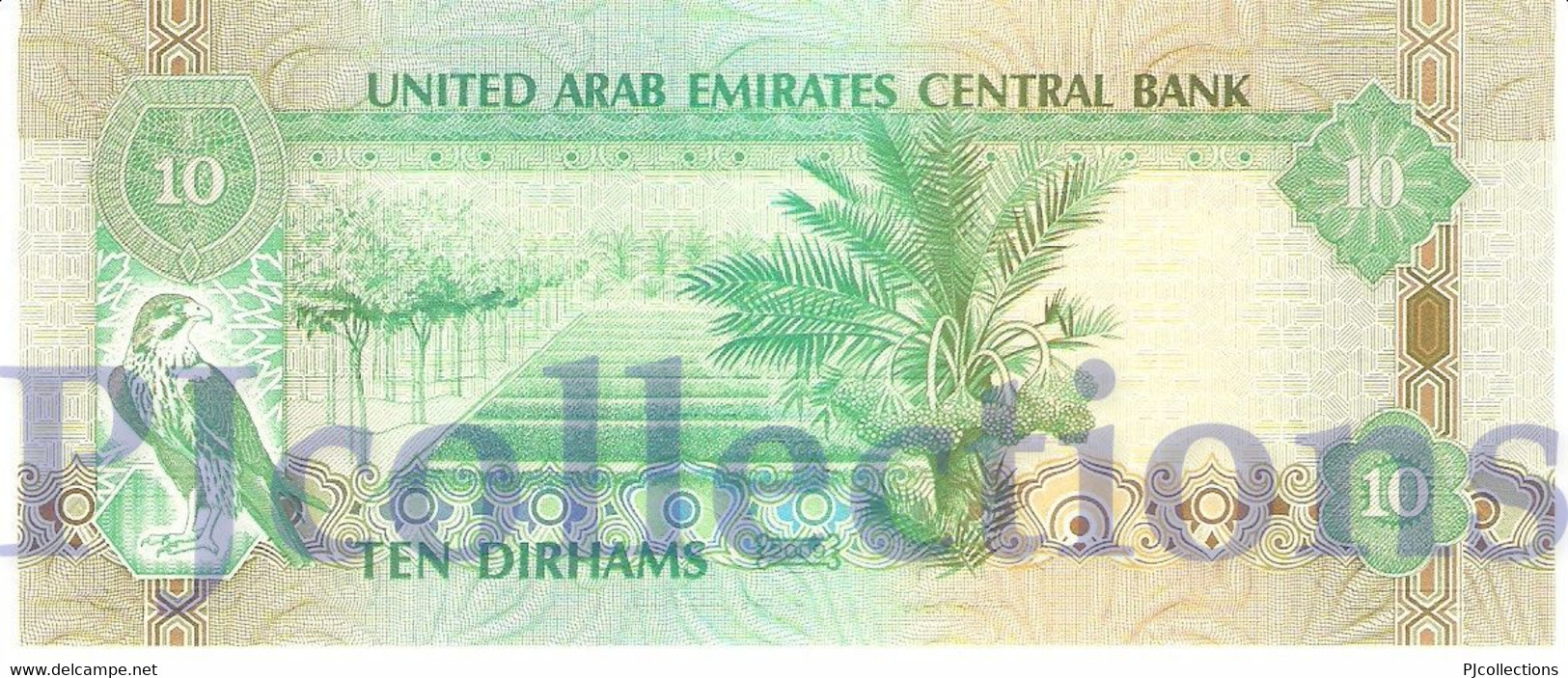 UNITED ARAB EMIRATES 10 DIRHAMS 2009 PICK 27a UNC - Emirats Arabes Unis