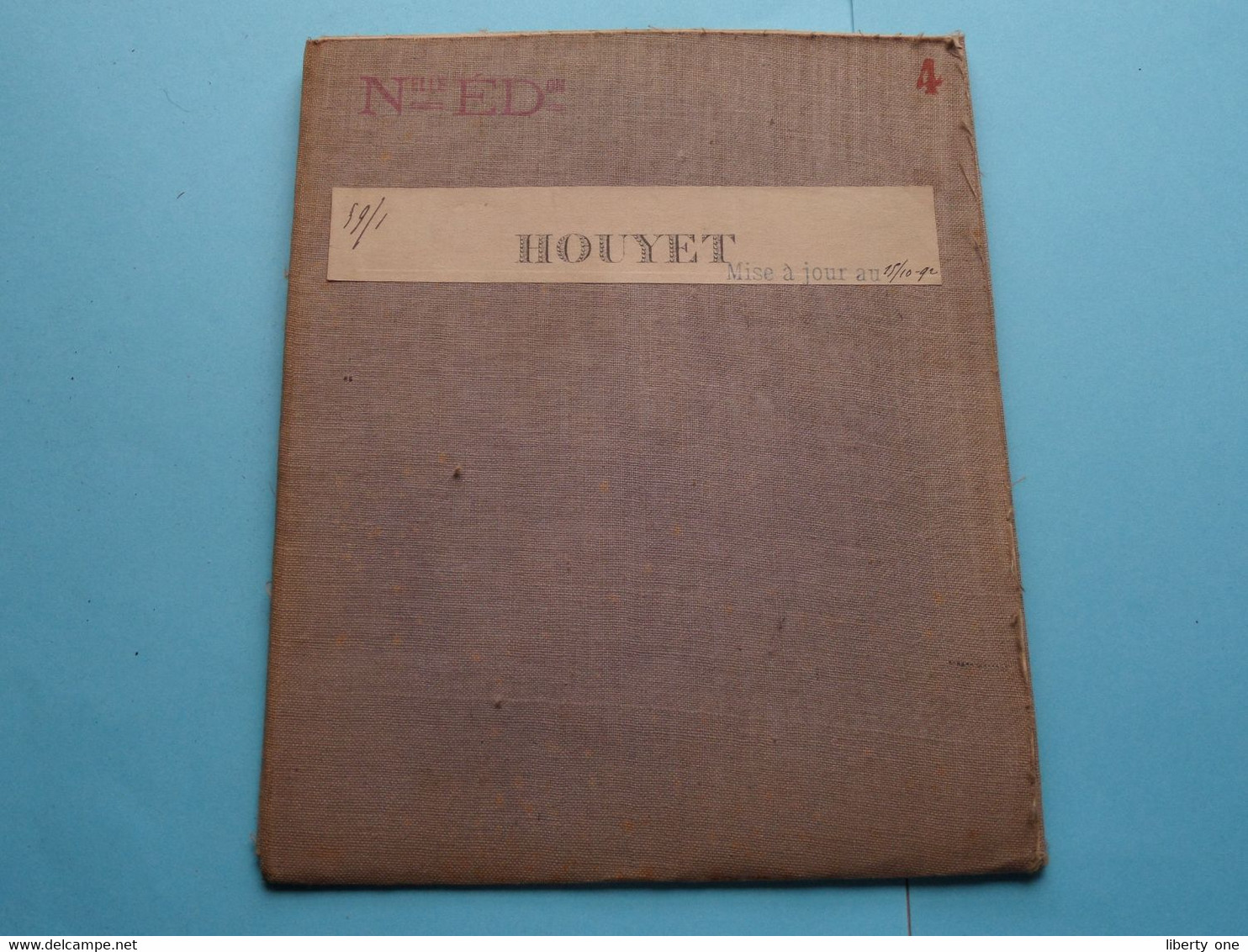 HOUYET Feuille N° 59 Planchette N° 1 België ( Photo & Imp Brux.1890 > 1868-88 L&N Katoen / Cotton / Coton ) ! - Europa