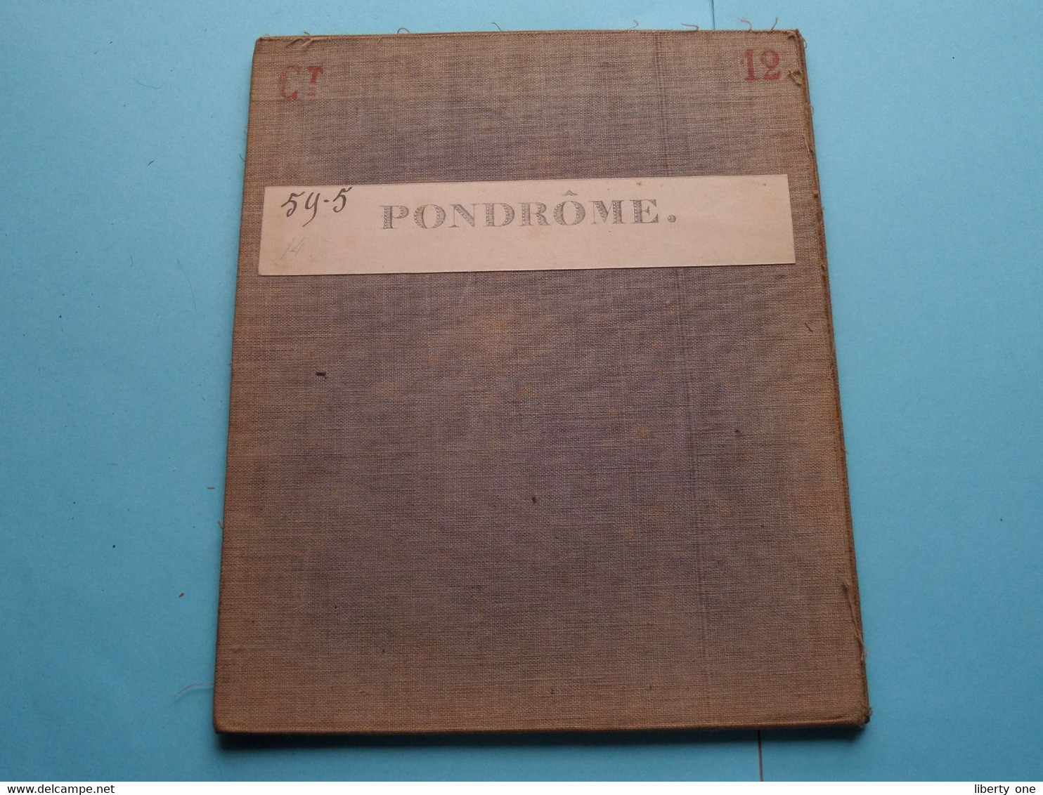 PONDROME (Pondrôme) Feuille N° 59 Planchette N° 5 België ( Photo & Imp Brux.1881 > 1868 L&N Katoen / Cotton / Coton ) ! - Europa