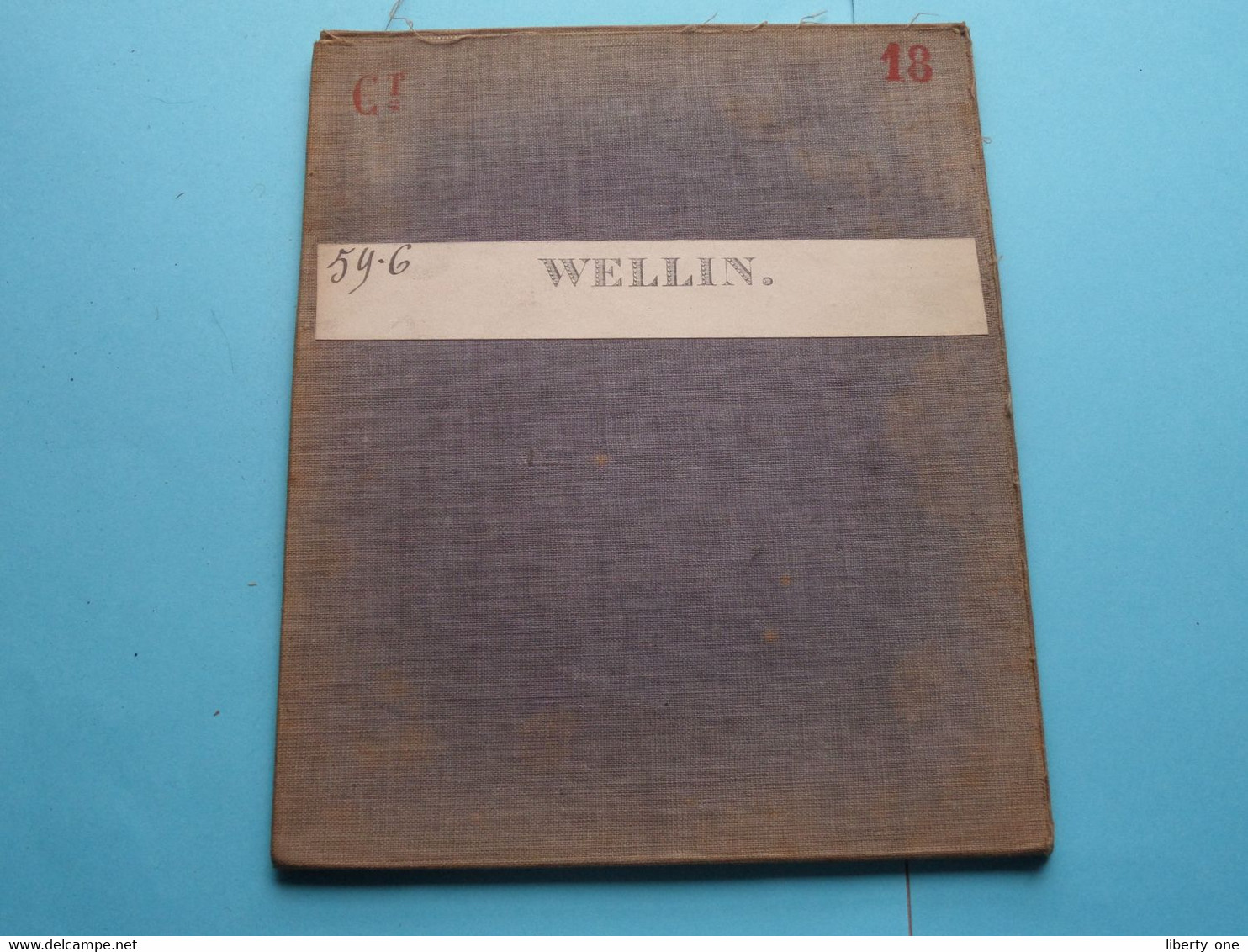 WELLIN Feuille N° 59 Planchette N° 6 België ( Photo & Imp Brux.1881 > 1868 L&N Katoen / Cotton / Coton ) ! - Europa