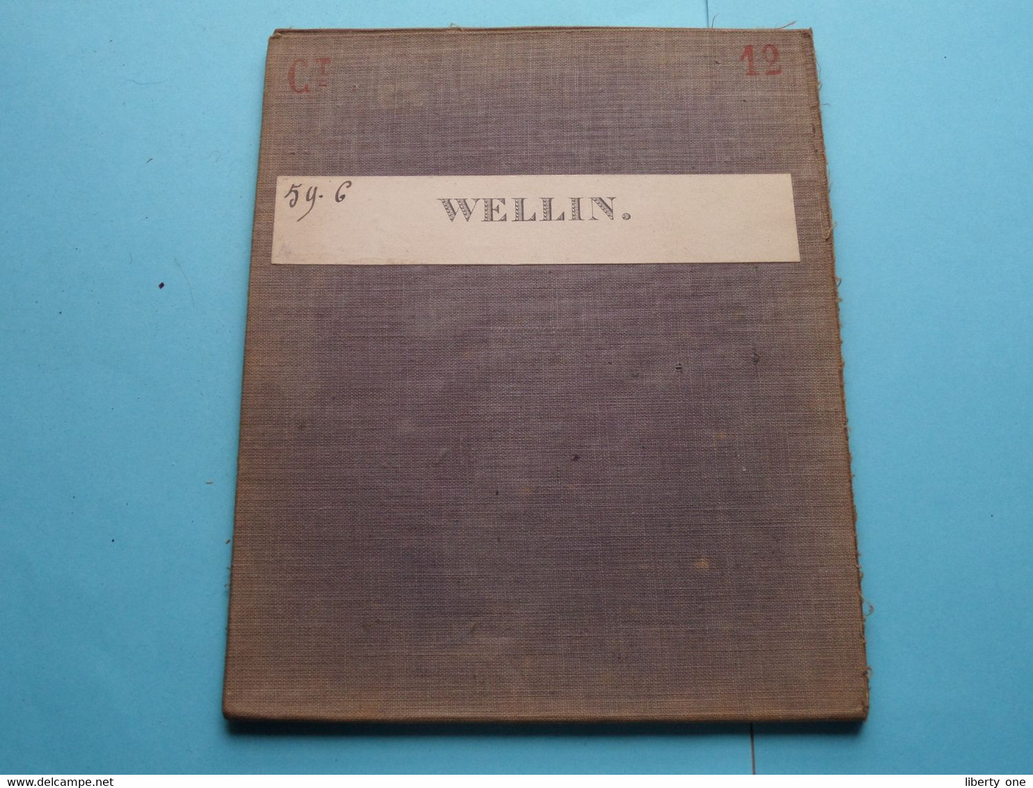 WELLIN Feuille N° 59 Planchette N° 6 België ( Photo & Imp Brux.1881 > 1868 L&N Katoen / Cotton / Coton ) ! - Europe