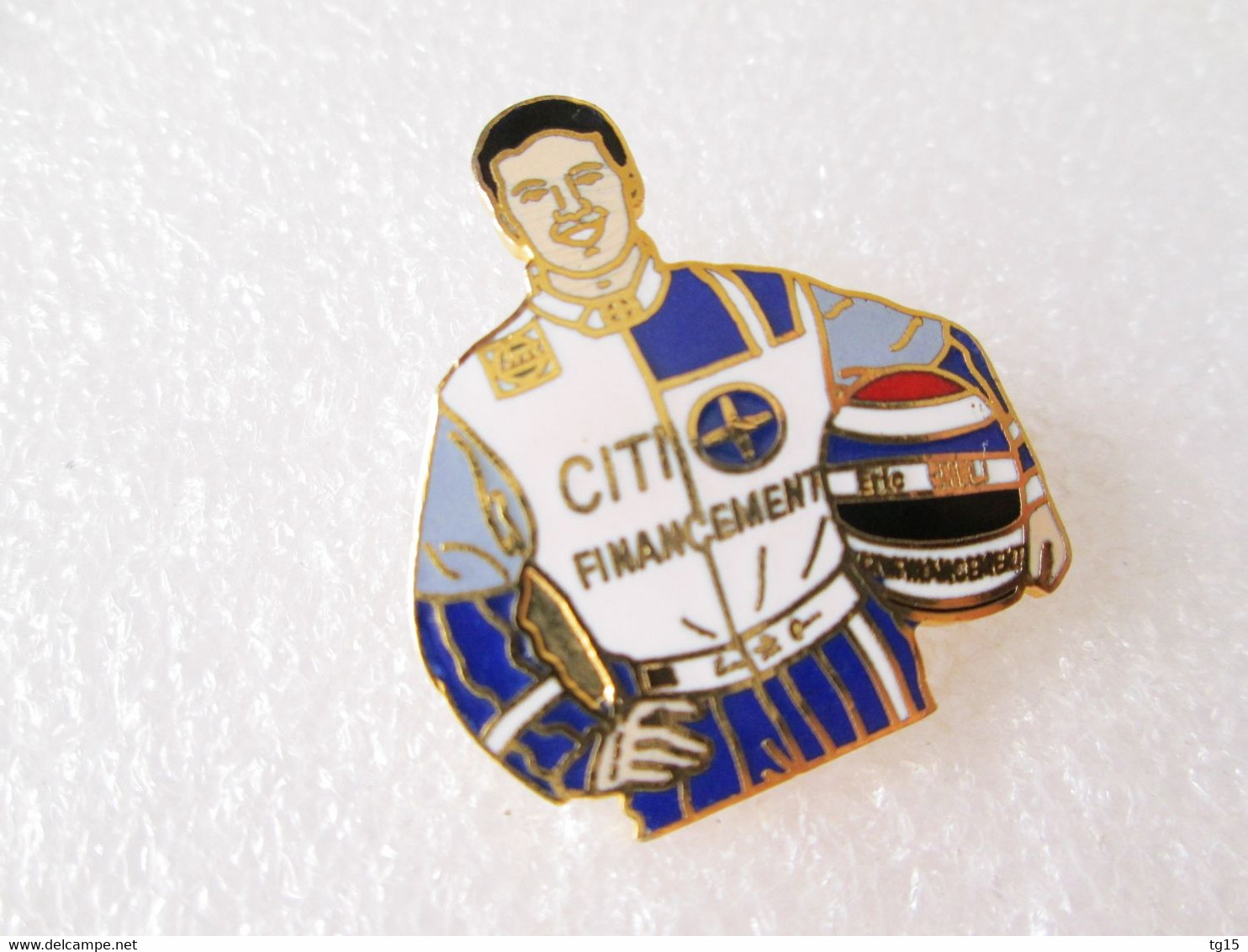 TOP  BROCHE  NO PIN'S   ERIC  CHELI  CITI  FINANCEMENT  Email Grand Feu  MFS - F1