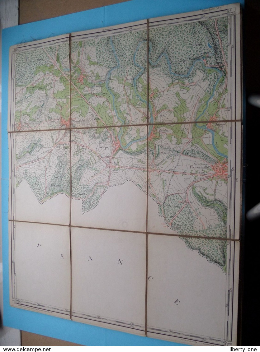 FLORENVILLE Feuille N° 67 Planchette N° 7 België ( Photo & Imp Brux.1880 > 1870 L&N Katoen / Cotton / Coton ) ! - Europa