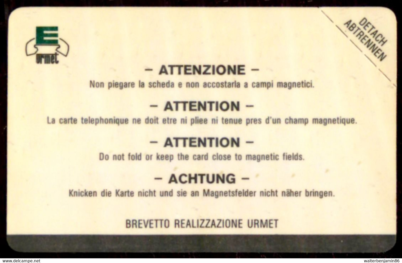 G  AA P 14 C&C 1081 SCHEDA TELEFONICA NUOVA SMAGNETIZZATA URMET BIANCA BILIGNUE 6.000 L. - Publiques Précurseurs