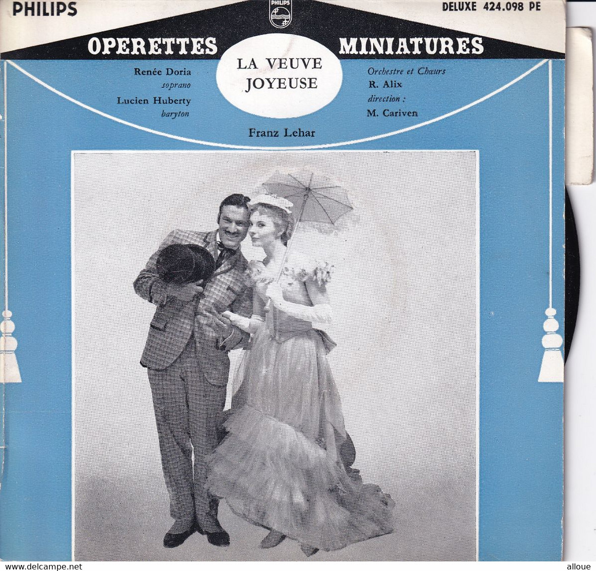 LA VEUVE JOYEUSE - FR EP OPERETTES MINIATURES - FRANZ LEHAR - Opere