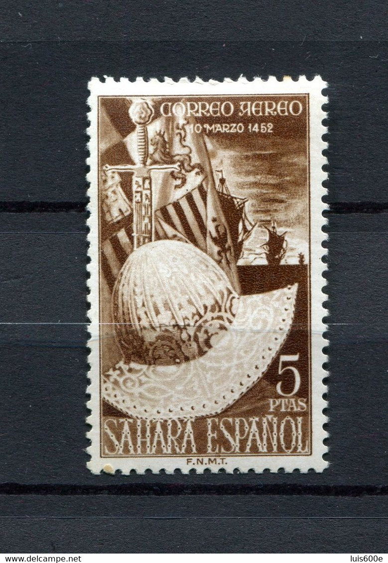 1952.SAHARA.EDIFIL 97*.NUEVO CON FIJASELLOS(MH).CATALOGO 21€ - Sahara Español