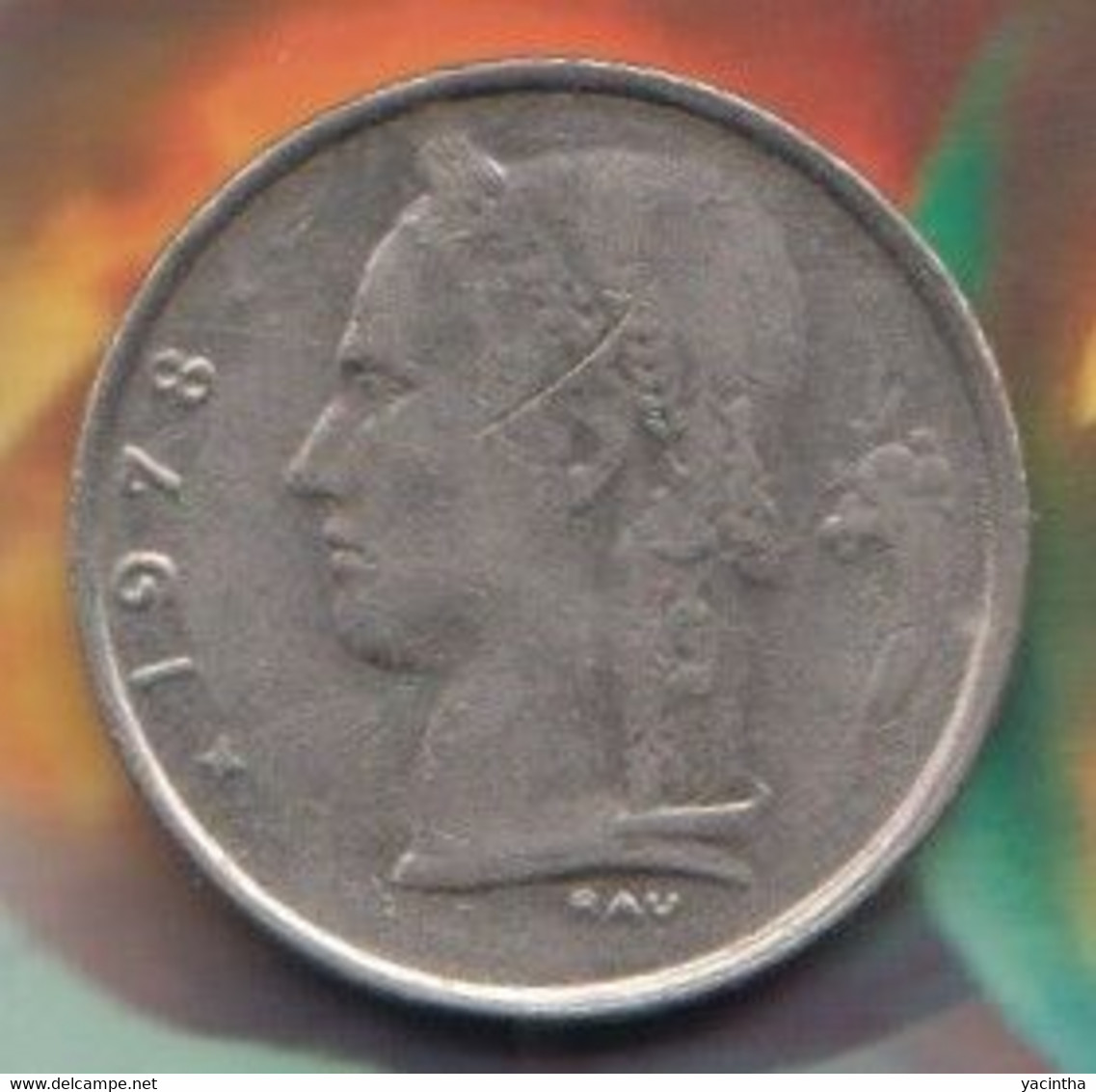 @Y@  België   1 Frank  1978     (4939) - 20 Francs