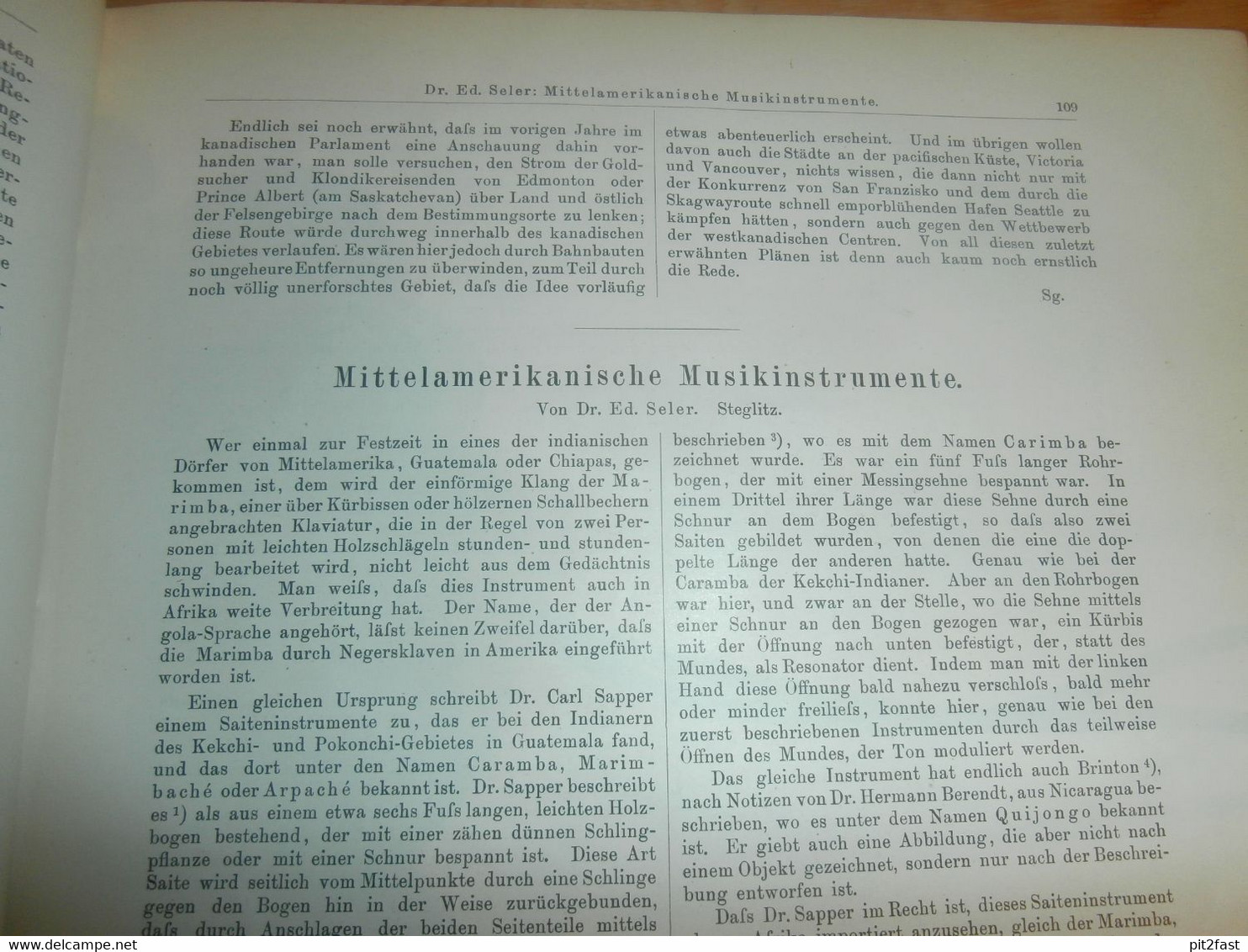 Völkerkunde Juli-Dezember 1899, gebundene GLOBUS Zeitschriften , Expedition , Kolonie , Reise , Berichte , Etnologie  !!