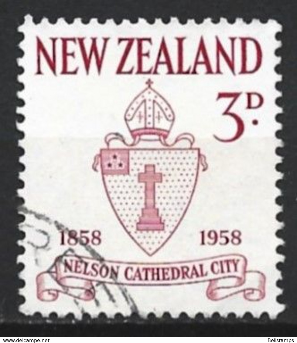 New Zealand 1958. Scott #322 (U) Nelson Diocese Seal  *Complete Issue* - Used Stamps