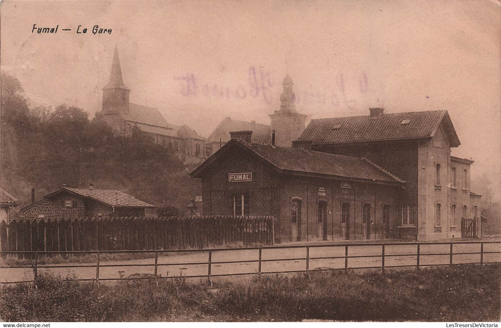 BELGIQUE - La Gare - FUMAL  - Carte Postale Ancienne - - Veurne