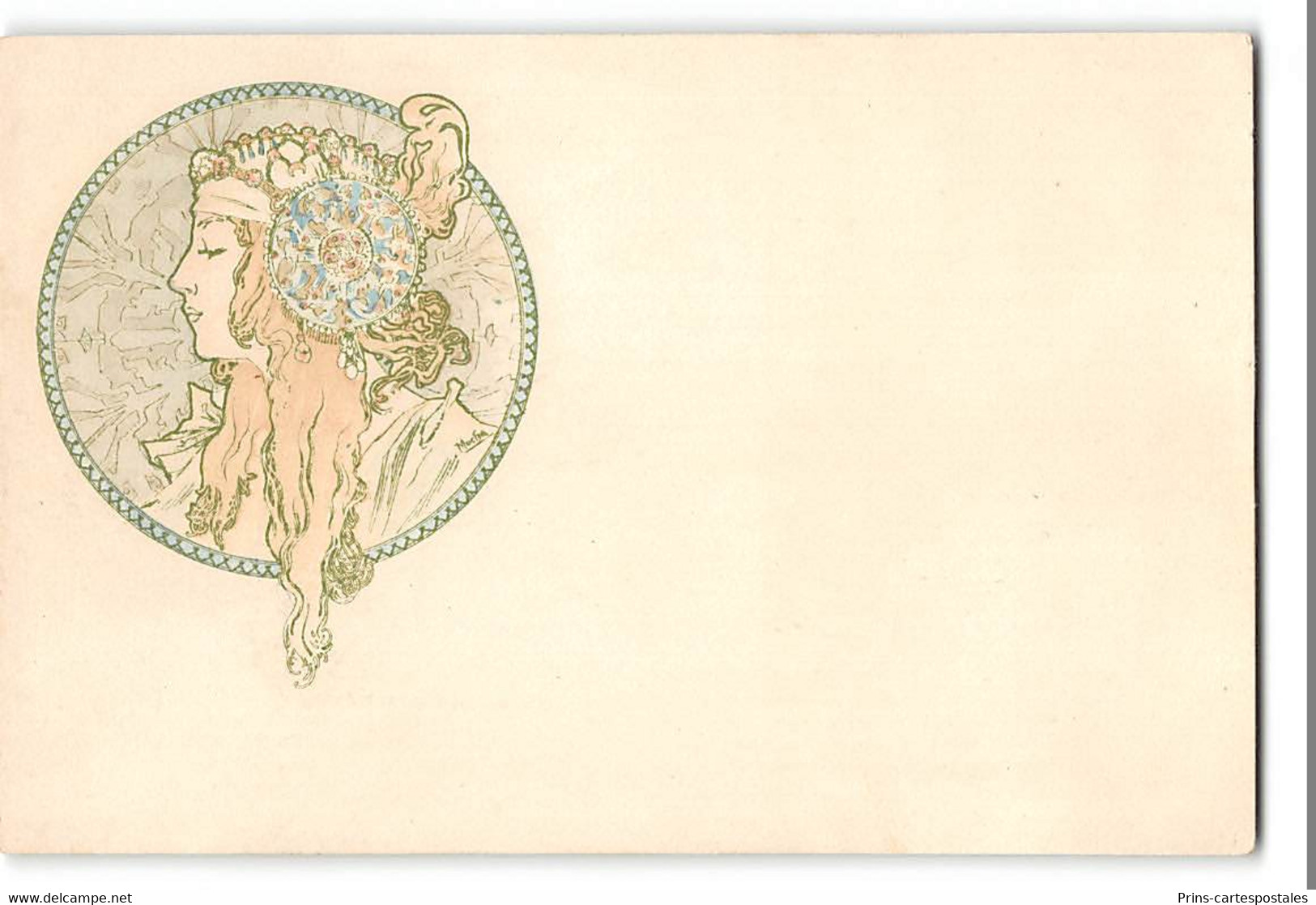 CPA Mucha Byzantine Blonde - Mucha, Alphonse