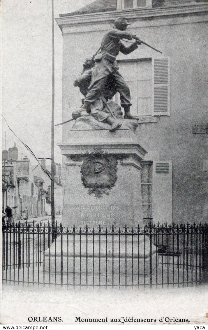 Monument Aux Défenseurs D'Orléans  Militaire Guerre 1914 .1918 - Monuments Aux Morts