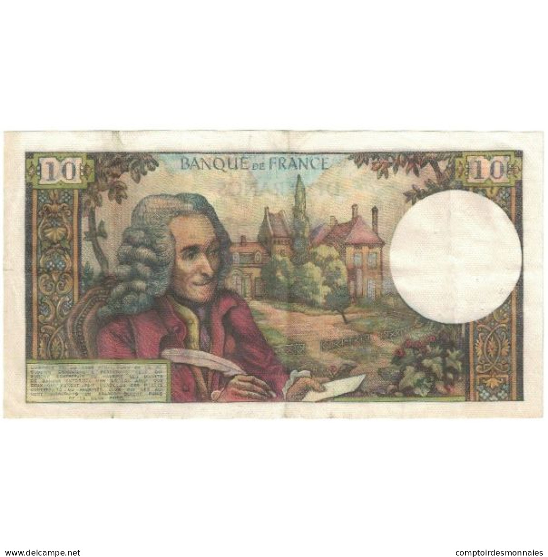 France, 10 Francs, Voltaire, 1967, B.322, TTB, Fayette:62.26, KM:147b - 10 F 1963-1973 ''Voltaire''