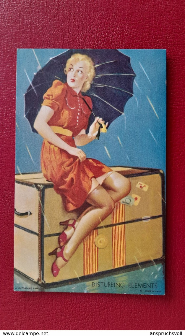 CPA - PIN UPS - FEMMES - A MUTOSCOPE CARD - Disturbing Elements - Pin-Ups