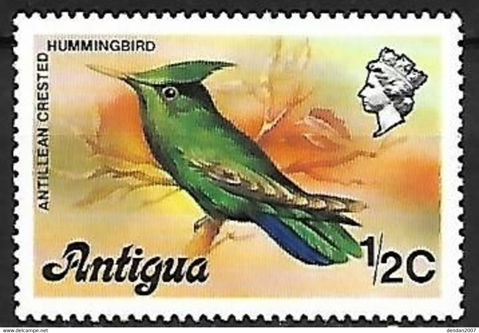Antigua - MNH ** 1976 :  Antillean Crested Hummingbird  -  Orthorhyncus Cristatus - Kolibries
