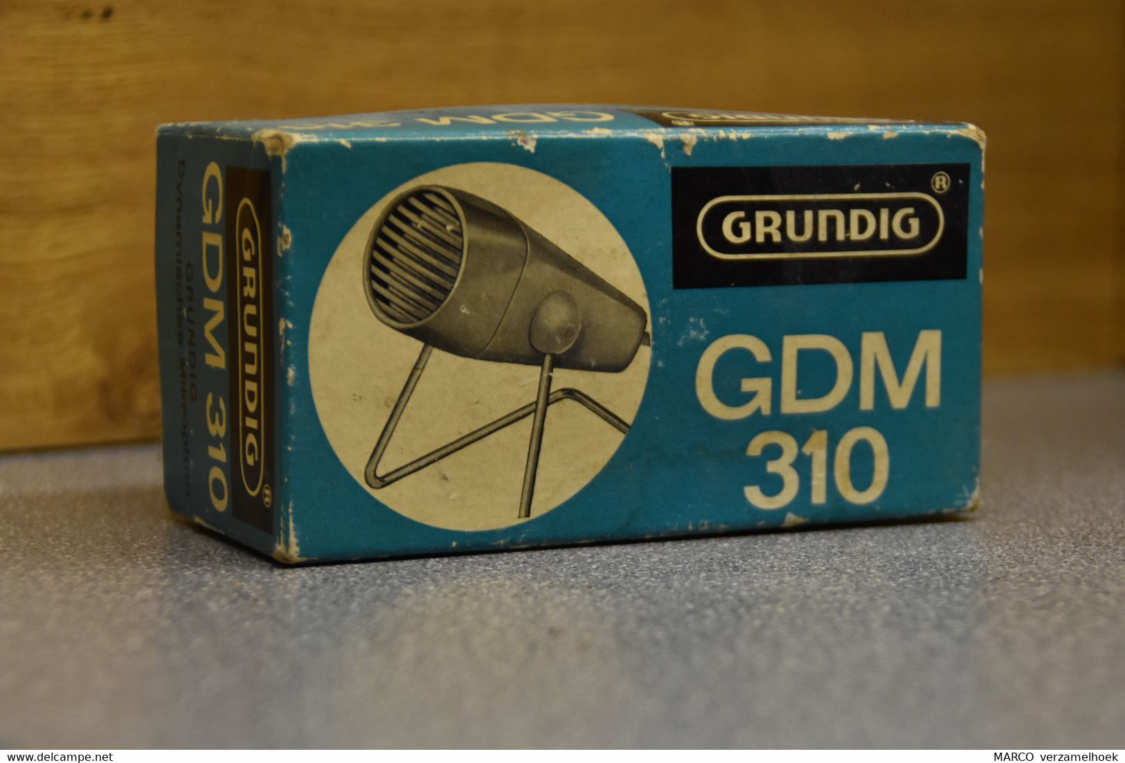 Microfoon-microphone GRUNDIG GDM 310 With Orginal Box 1966 - Andere & Zonder Classificatie