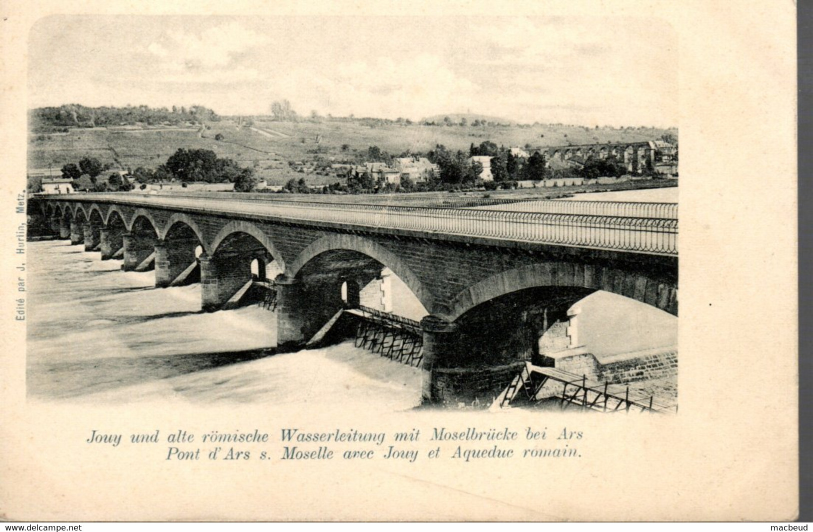 Pont D'Ars S.Moselle Avec Jouy Et Aqueduc Romain- Maca4212 - Metz Campagne