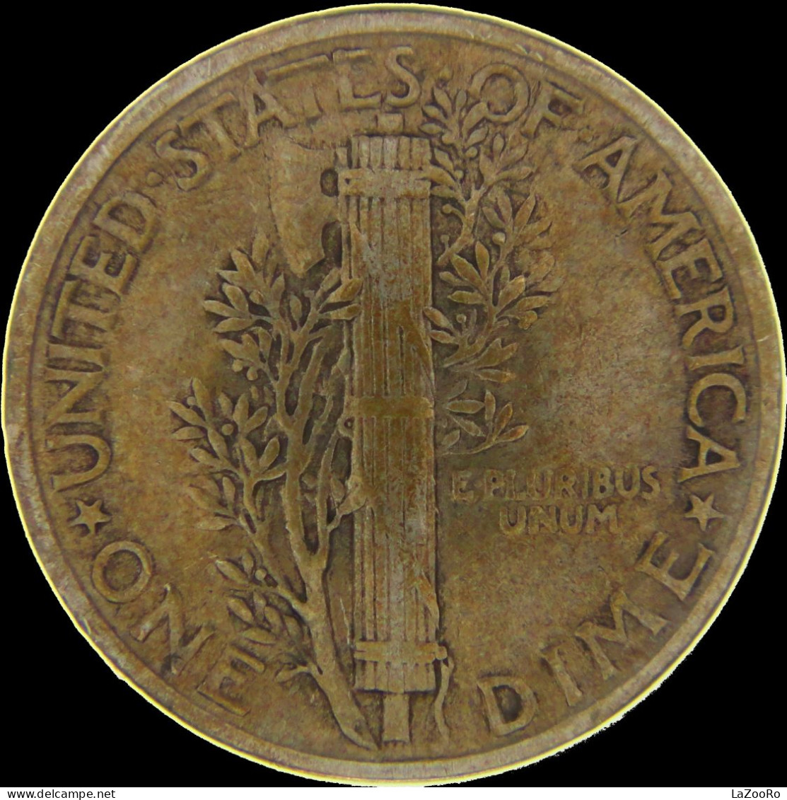 LaZooRo: United States 10 Cents 1 Dime 1944 XF - Silver - 1916-1945: Mercury (Mercure)