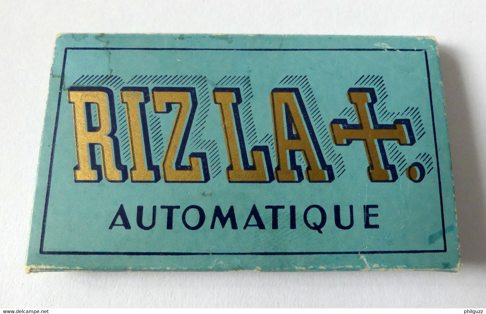 Ancienne BOITE En Carton PAPIER A CIGARETTE RIZLA N° 136 70's Papier A Rouler Ancien - Andere & Zonder Classificatie