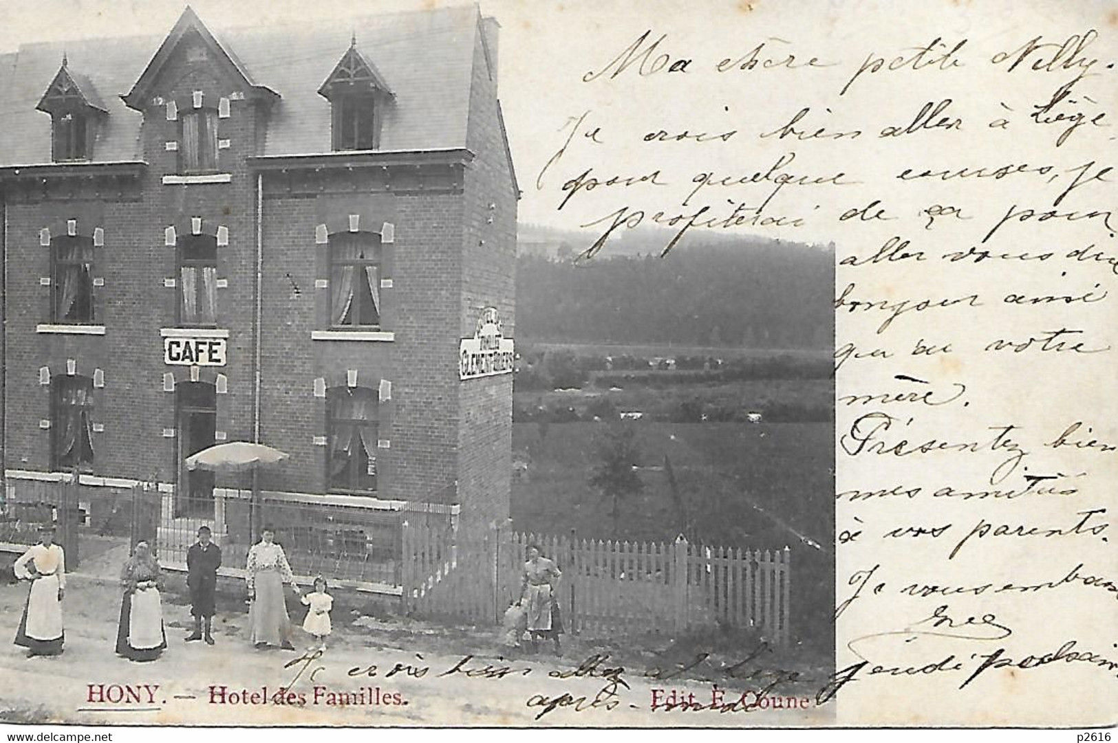 BELGIQUE -  HONY -  HOTEL DES FAMILLES -  CAFE - Esneux