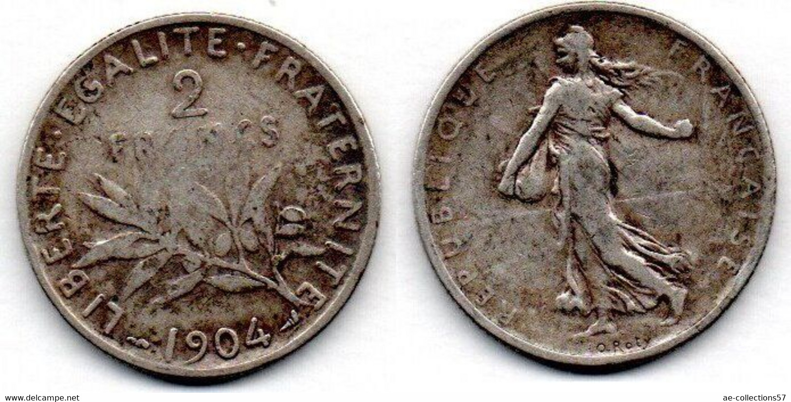 MA 19697 / 2 Francs 1904 TB+ - 2 Francs